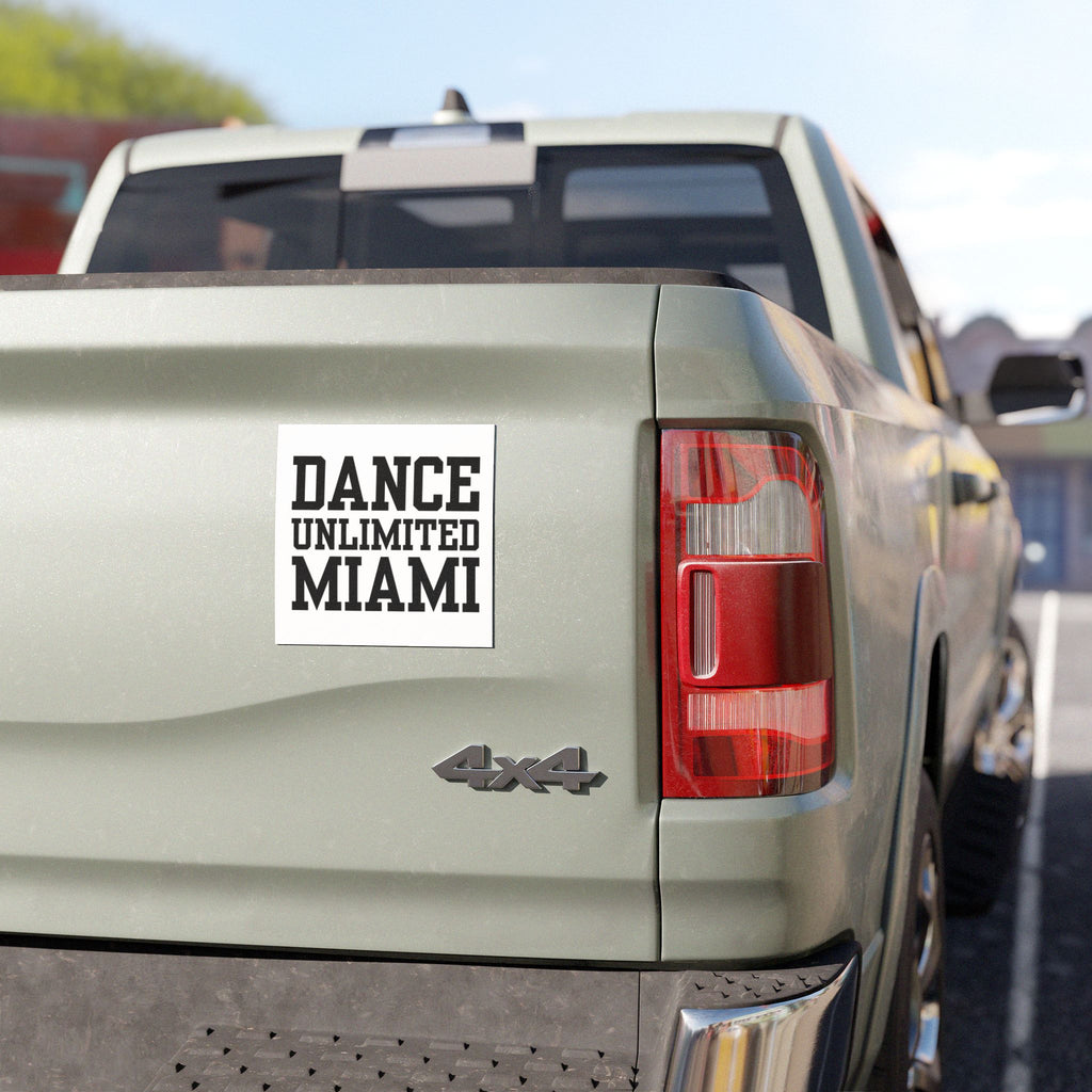 Dance Unlimited Miami - Car Magnet